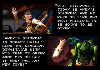 Toy Story screenshot 4 for Sega Mega Drive